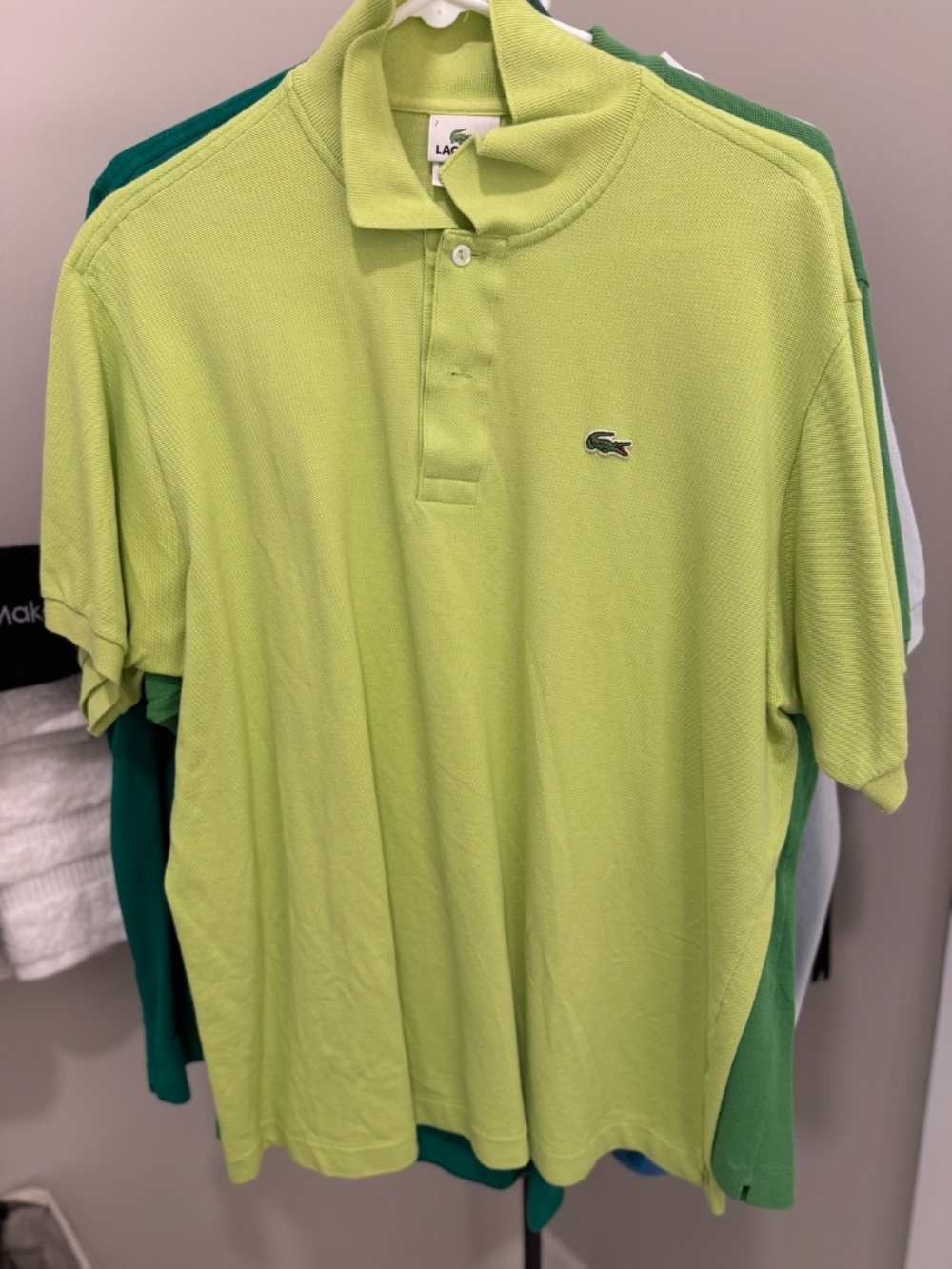 Lacoste Men's Classic Fit Original L.12.12 Polo - Light Green - Size 7 | XXL